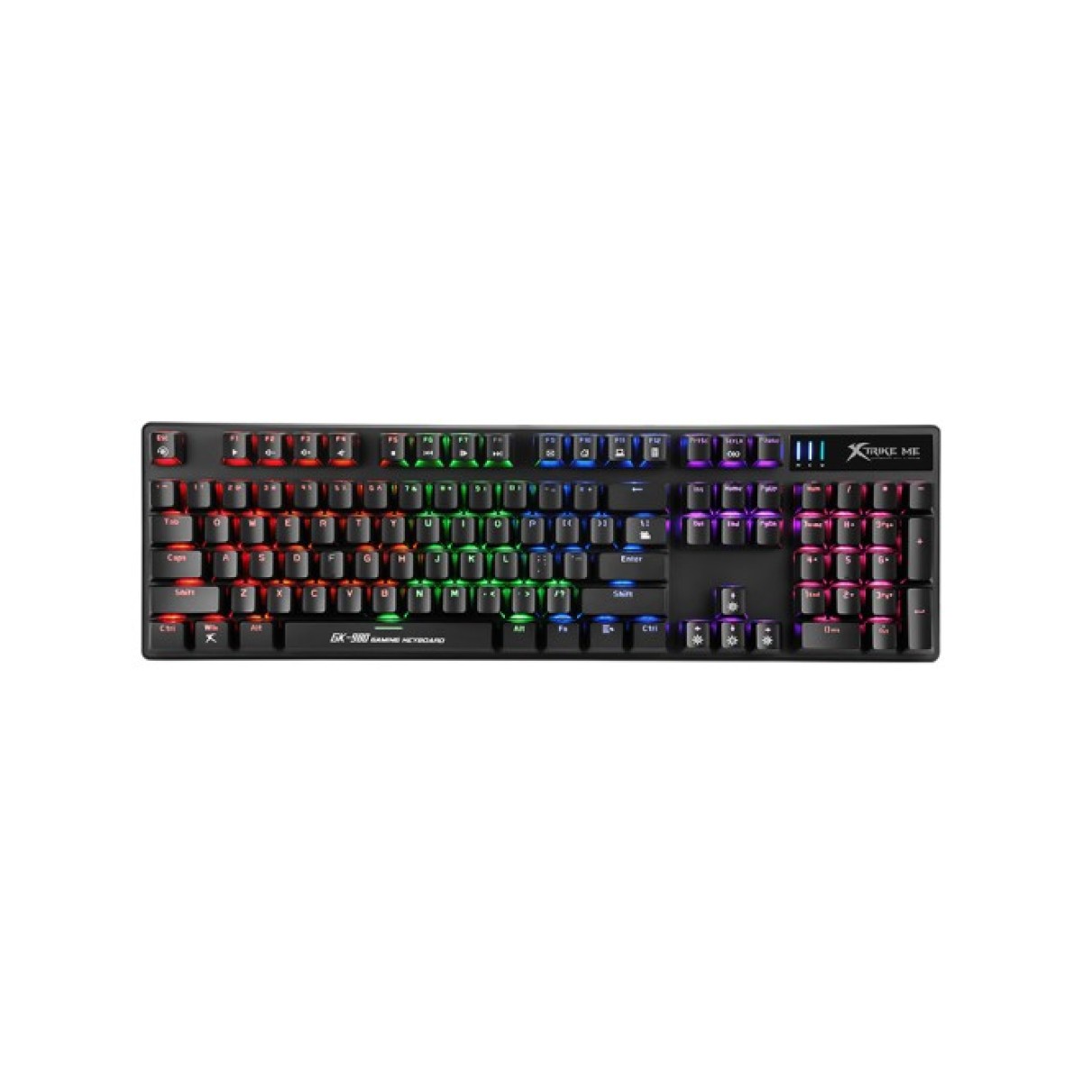 Клавіатура Xtrike GK-980 6 colors-LED Mechanical Red Switch USB Black (GK-980) 98_98.jpg - фото 1