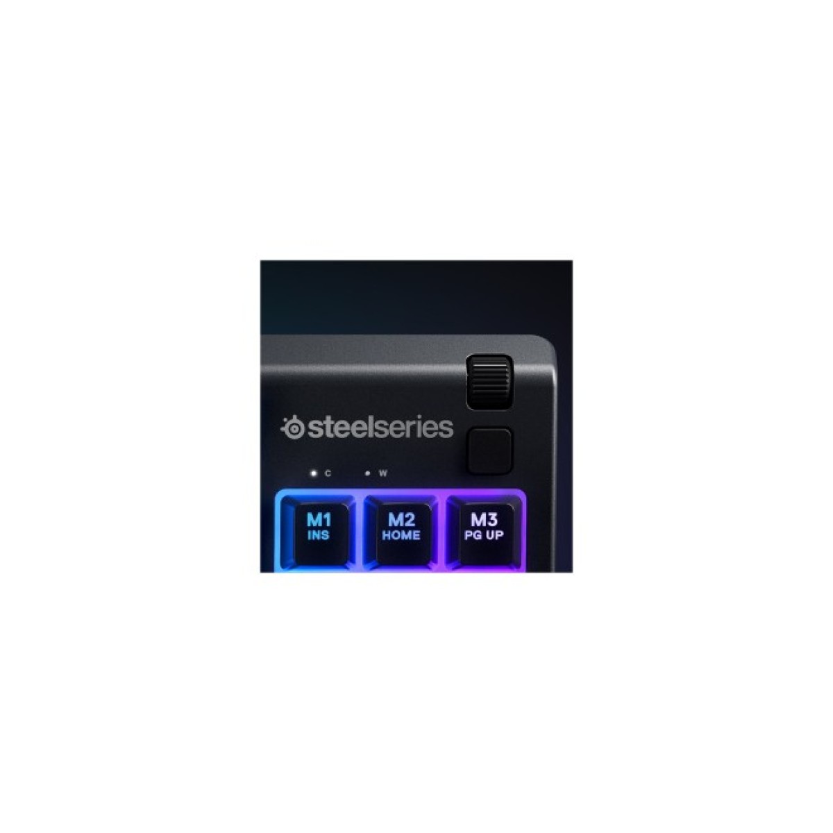 Клавіатура SteelSeries Apex 3 TKL UA USB Black (SS64831) 98_98.jpg - фото 4