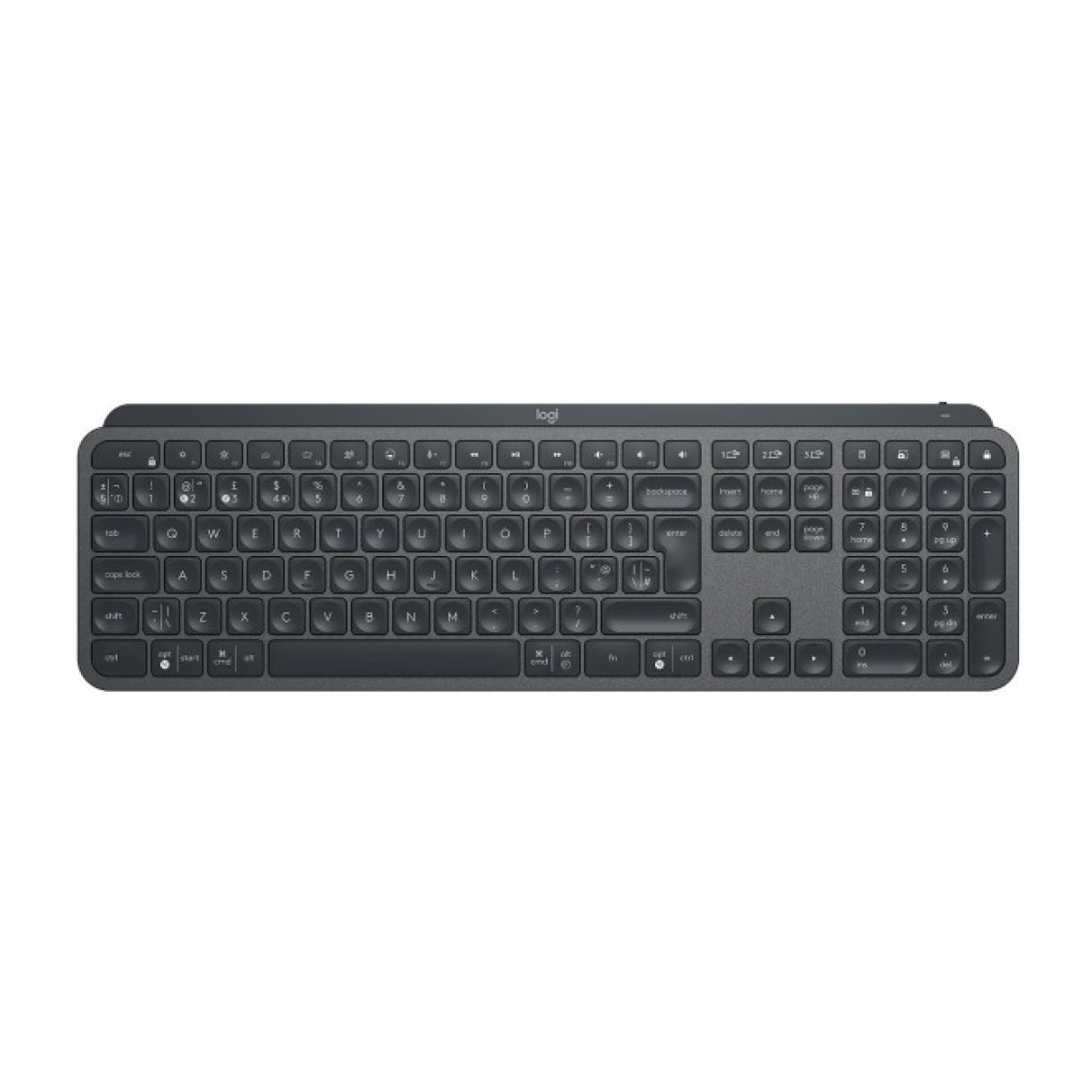 Клавіатура Logitech MX Keys Advanced for Business Wireless Illuminated UA Graphite (920-010251) 98_98.jpg - фото 12