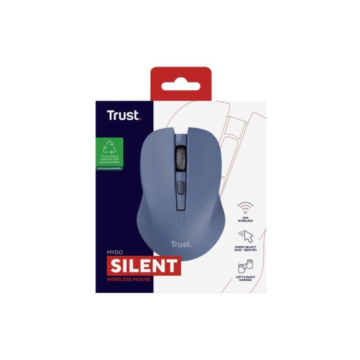 Мышка Trust Mydo Silent Wireless Blue (25041) 98_98.jpg - фото 6