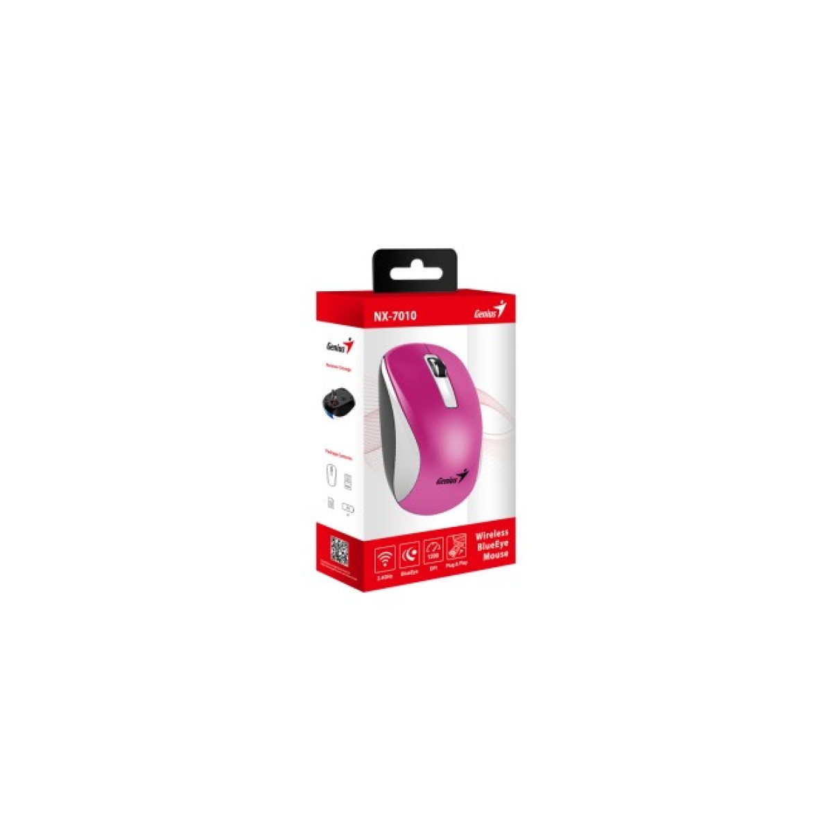 Мышка Genius NX-7010 Wireless Magenta (31030018402) 98_98.jpg - фото 2