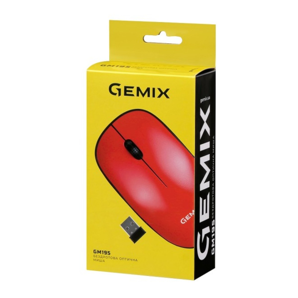 Мышка Gemix GM195 Wireless Red (GM195Rd) 98_98.jpg - фото 3