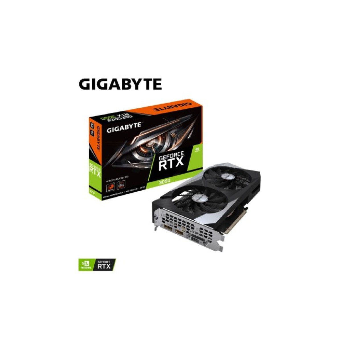 Видеокарта GIGABYTE GeForce RTX3050 8Gb WINDFORCE OC (GV-N3050WF2OC-8GD) 98_98.jpg - фото 6