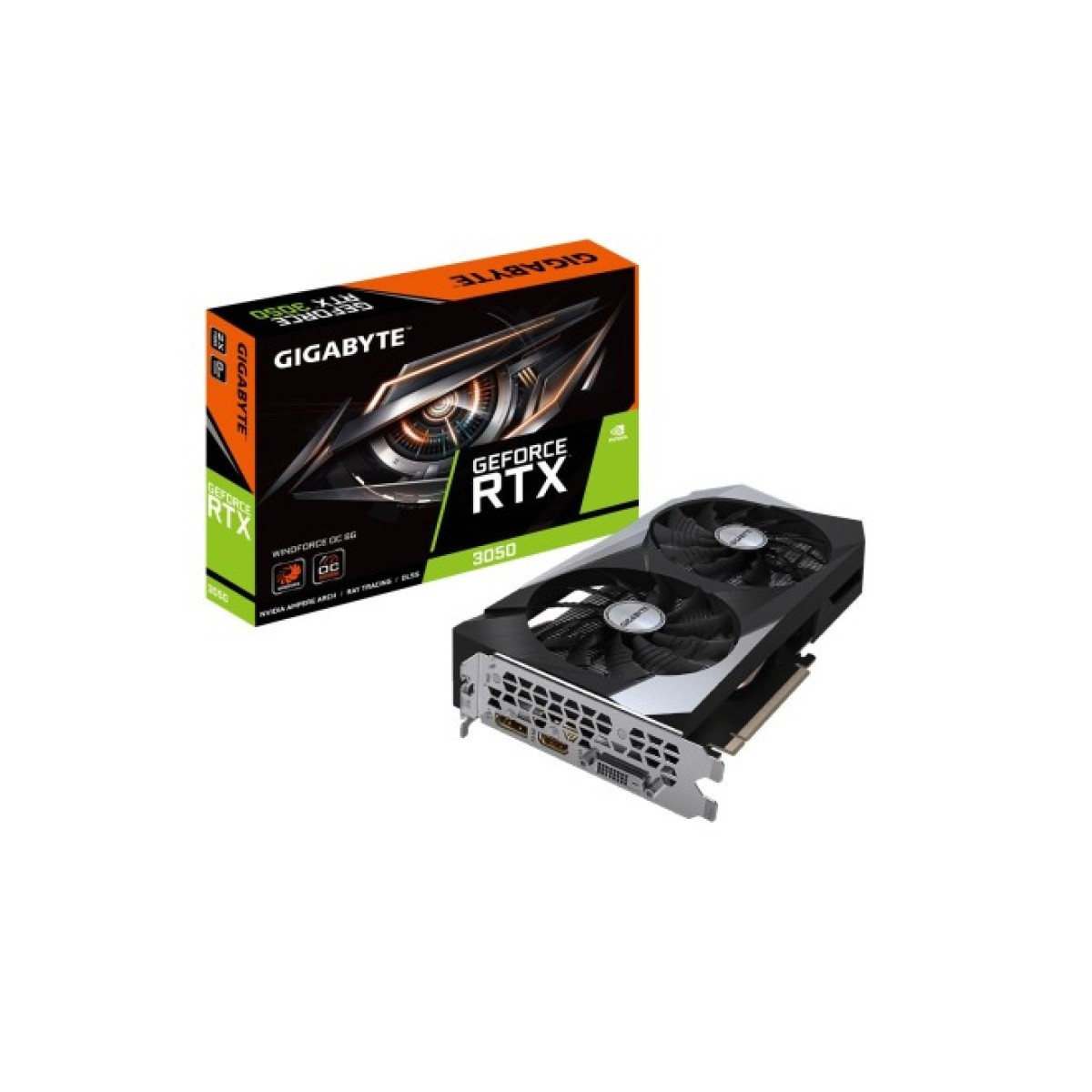 Відеокарта GIGABYTE GeForce RTX3050 8Gb WINDFORCE OC (GV-N3050WF2OC-8GD) 256_256.jpg