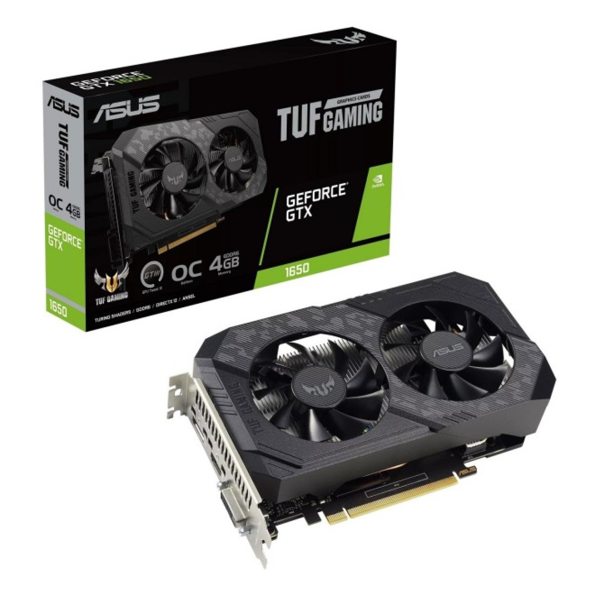Видеокарта ASUS GeForce GTX1650 4096Mb TUF OC D6 P V2 GAMING (TUF-GTX1650-O4GD6-P-V2-GAMING) 256_256.jpg