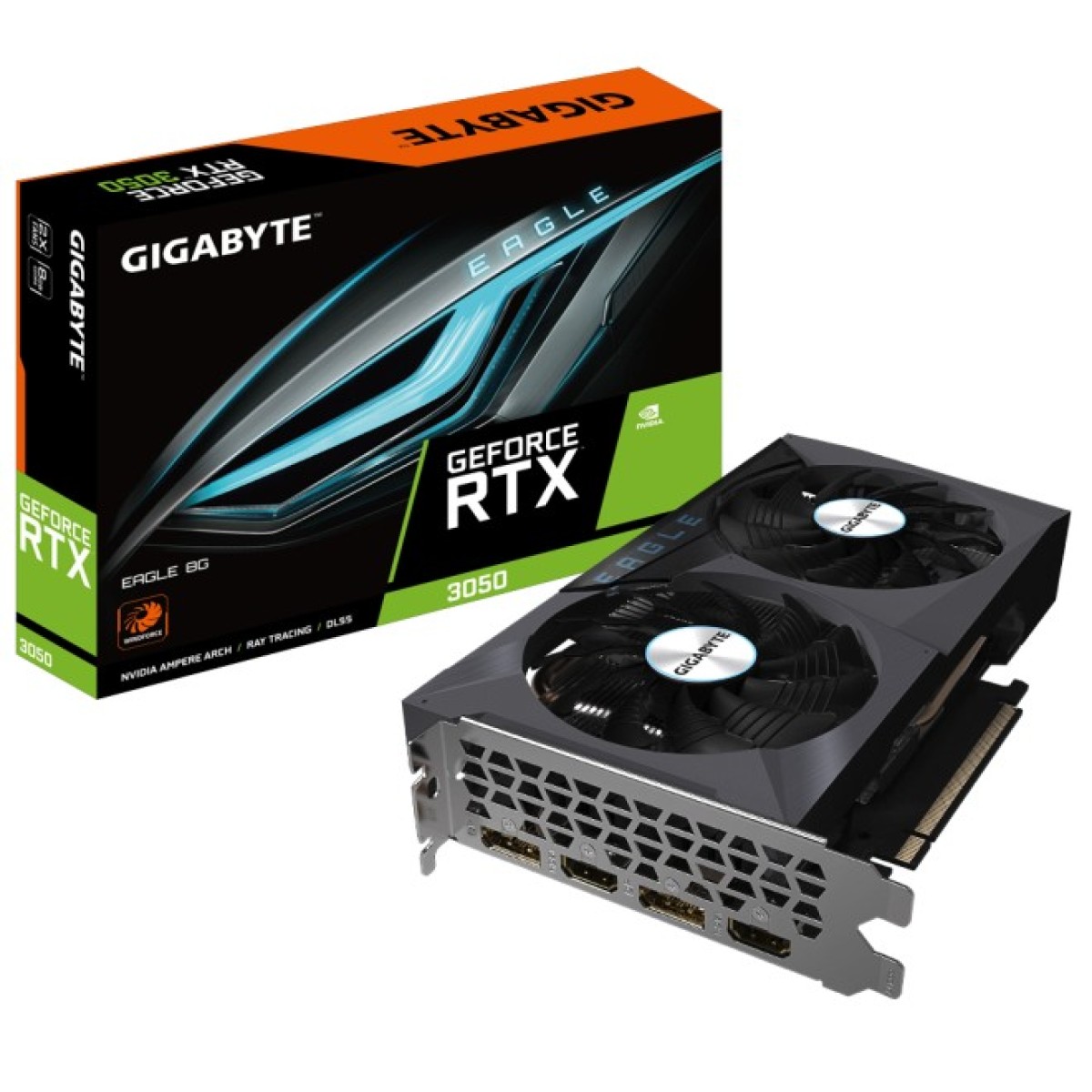 Відеокарта GIGABYTE GeForce RTX3050 8Gb EAGLE (GV-N3050EAGLE-8GD) 256_256.jpg