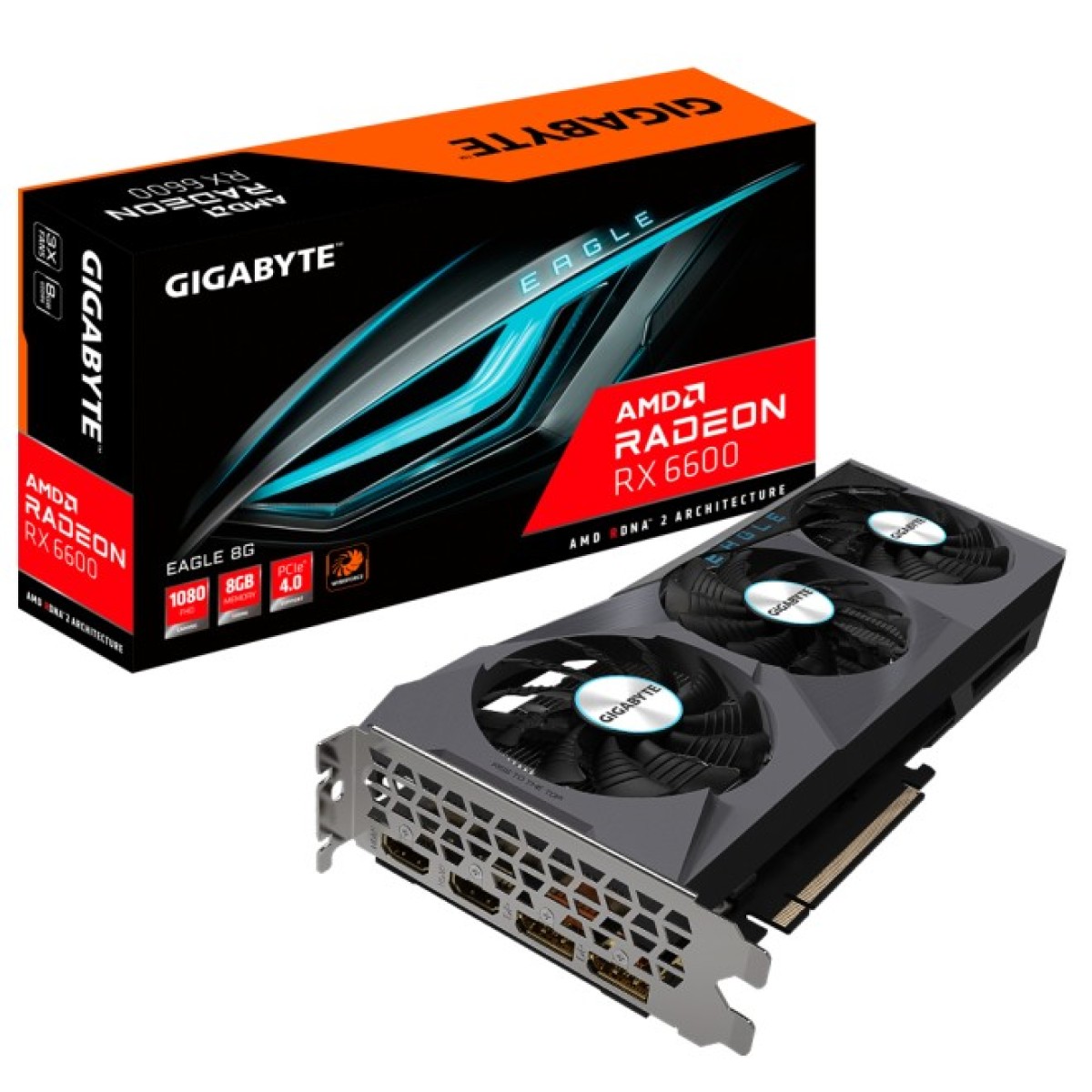 Відеокарта GIGABYTE Radeon RX 6600 8Gb EAGLE (GV-R66EAGLE-8GD) 98_98.jpg - фото 1