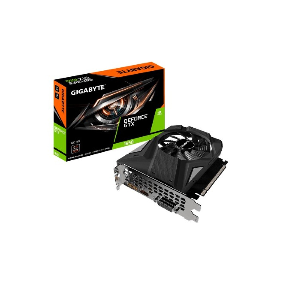 Видеокарта GIGABYTE GeForce GTX1650 4096Mb D6 OC (GV-N1656OC-4GD) 98_98.jpg - фото 1
