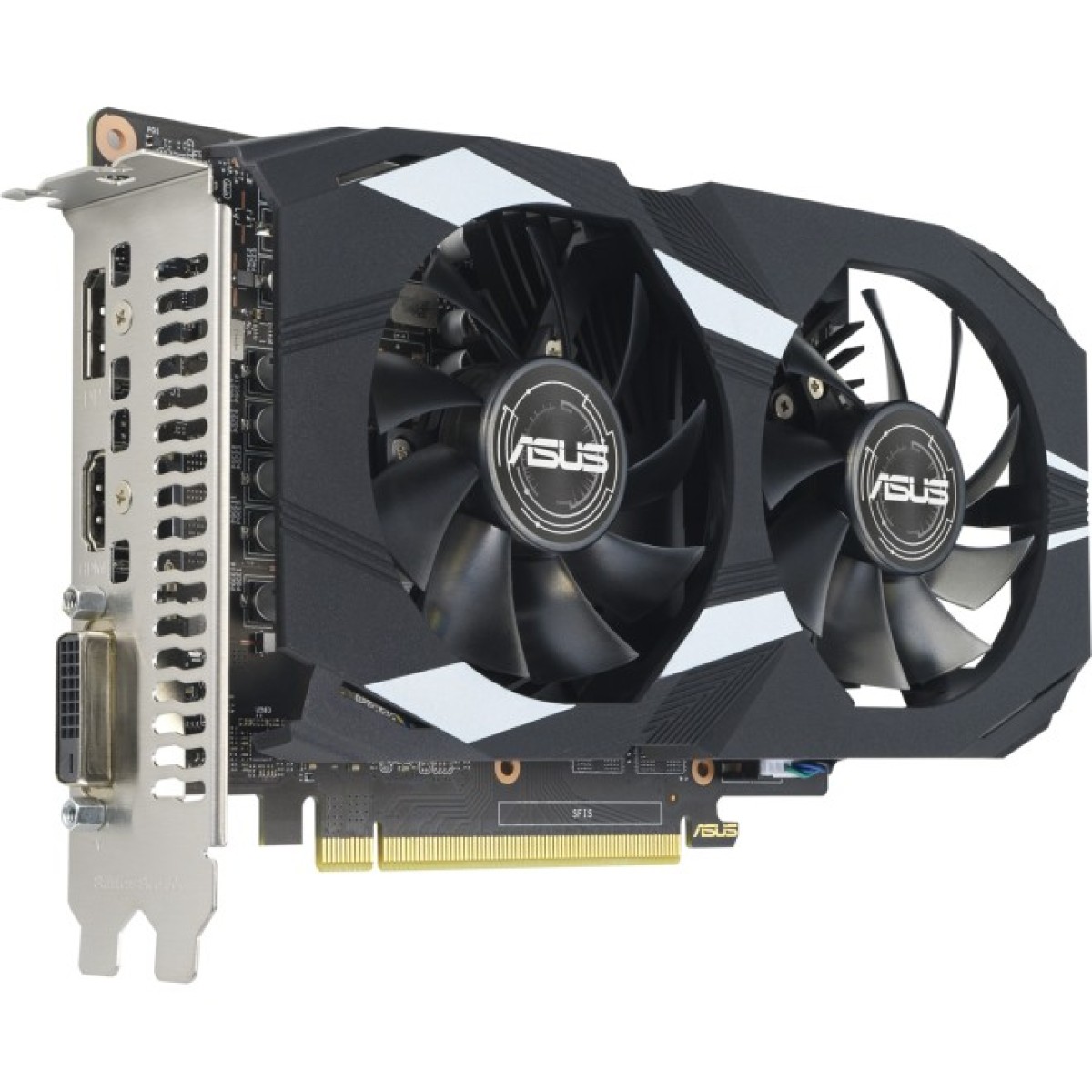 Відеокарта ASUS GeForce GTX1650 4096Mb DUAL OC D6 P EVO (DUAL-GTX1650-O4GD6-P-EVO) 98_98.jpg - фото 4