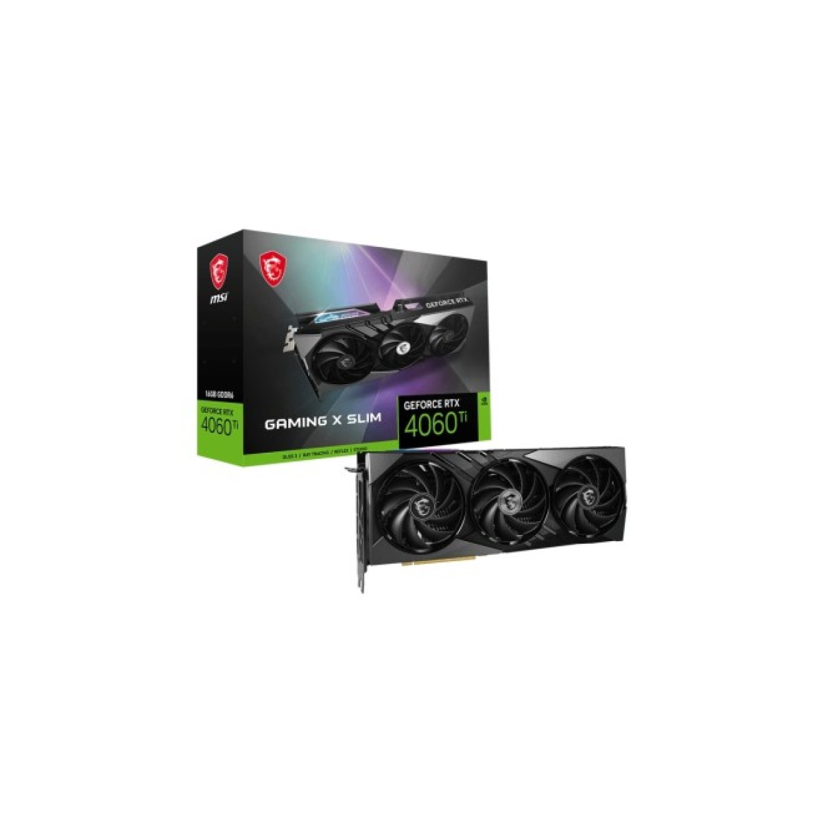 Видеокарта MSI GeForce RTX4060Ti 16Gb GAMING X SLIM (RTX 4060 Ti GAMING X SLIM 16G) 98_98.jpg - фото 5