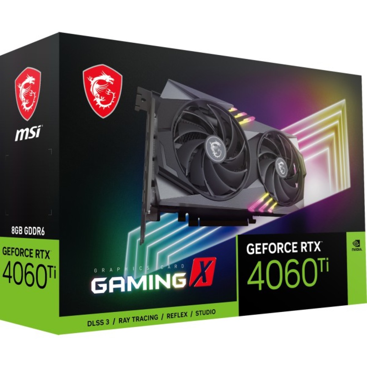 Відеокарта MSI GeForce RTX4060Ti 8Gb GAMING X (RTX 4060 Ti GAMING X 8G) 98_98.jpg - фото 2