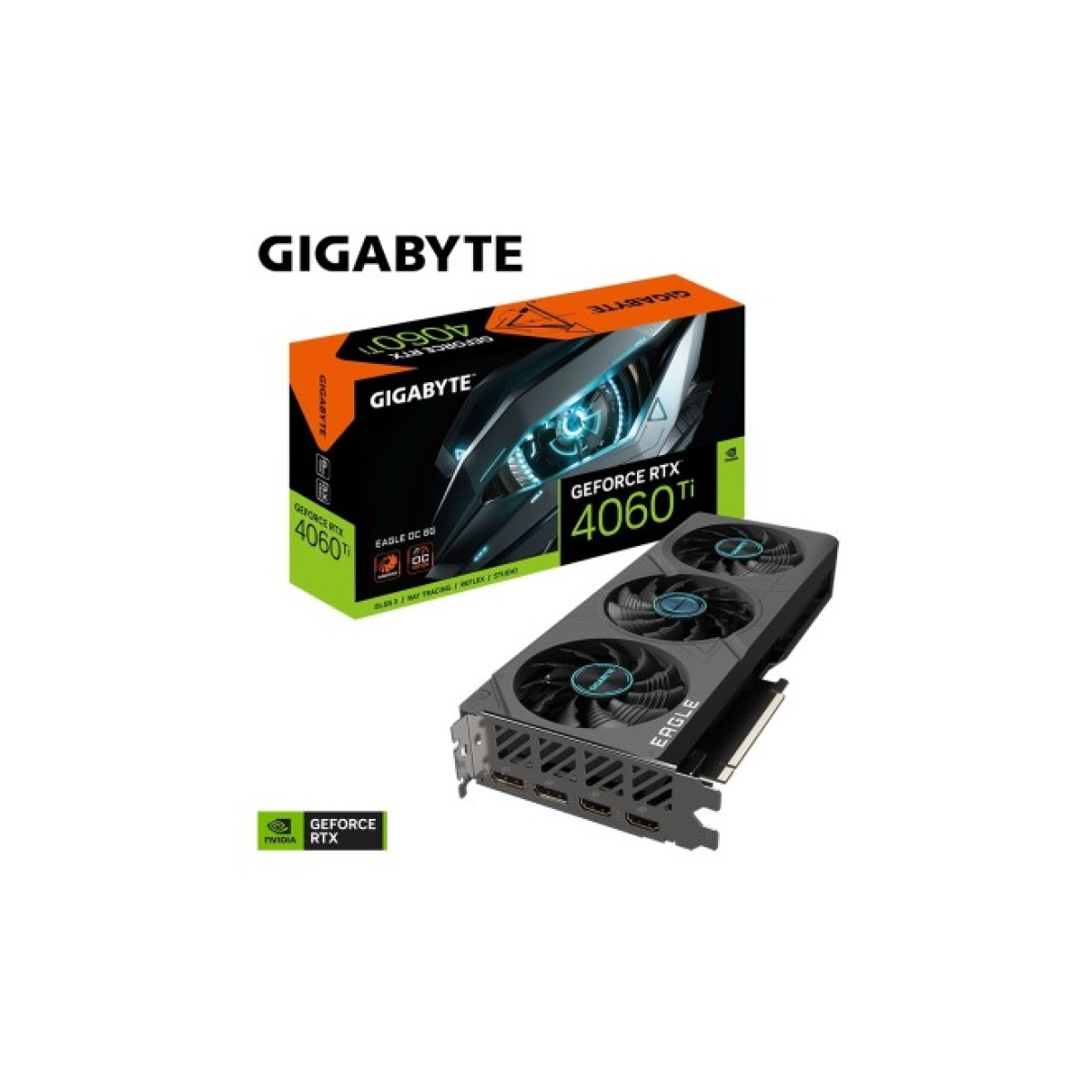 Видеокарта GIGABYTE GeForce RTX4060Ti 8Gb EAGLE OC (GV-N406TEAGLE OC-8GD) 98_98.jpg - фото 7