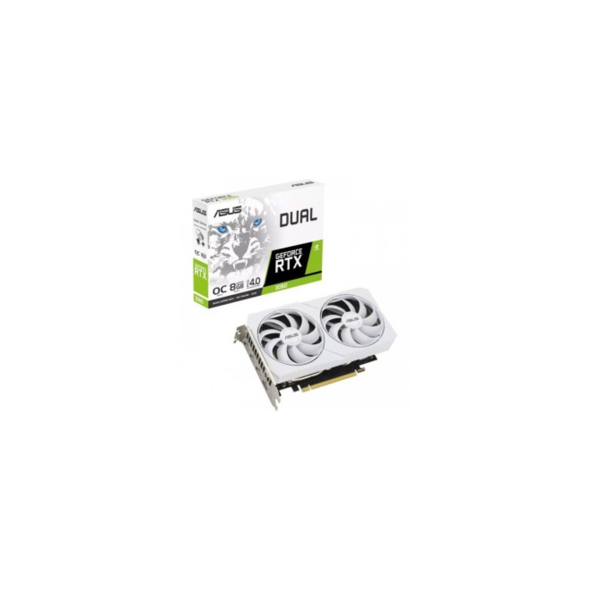 Відеокарта ASUS GeForce RTX3060 8Gb DUAL OC WHITE (DUAL-RTX3060-O8G-WHITE) 256_256.jpg