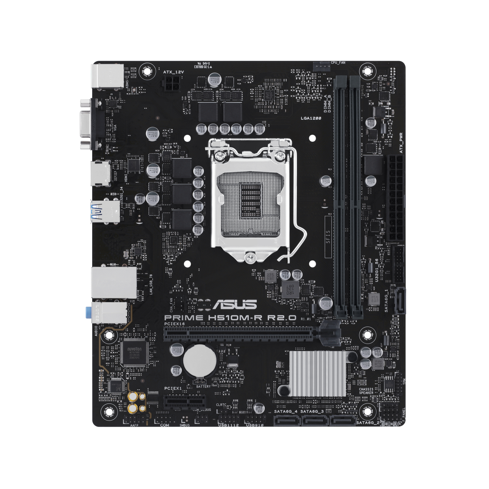 PRIME H510M-R R2.0-SI - Материнская плата ASUS PRIME H510M-R R2.0-SI ...