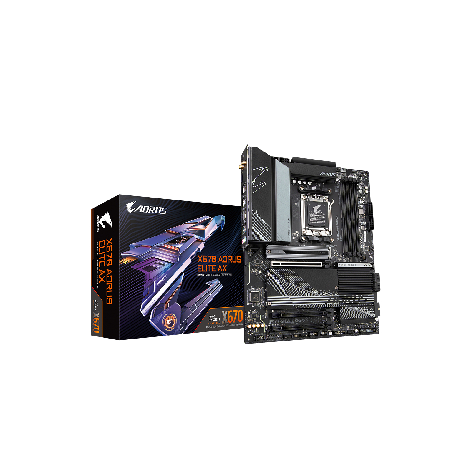X670 AORUS ELITE AX - Материнская плата GIGABYTE X670 AORUS ELITE AX ...