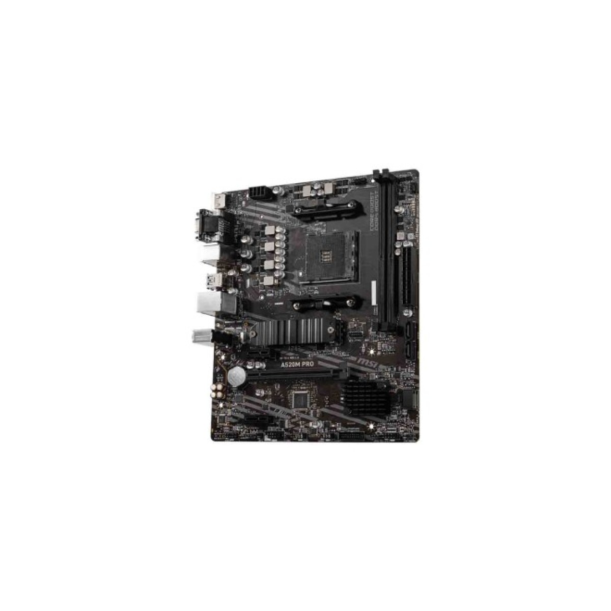 MSI a520m-a Pro. Материнская плата MSI a520m-a Pro. Am4 MSI a520m Pro. MSI Pro a520m-a с крышкой.