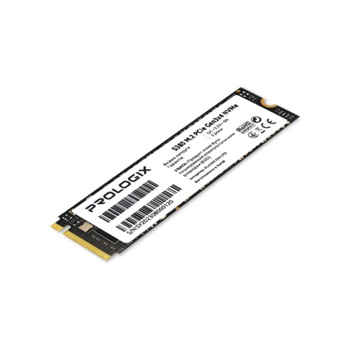 Накопичувач SSD M.2 2280 256GB Prologix (PRO256GS380) 98_98.jpg - фото 5