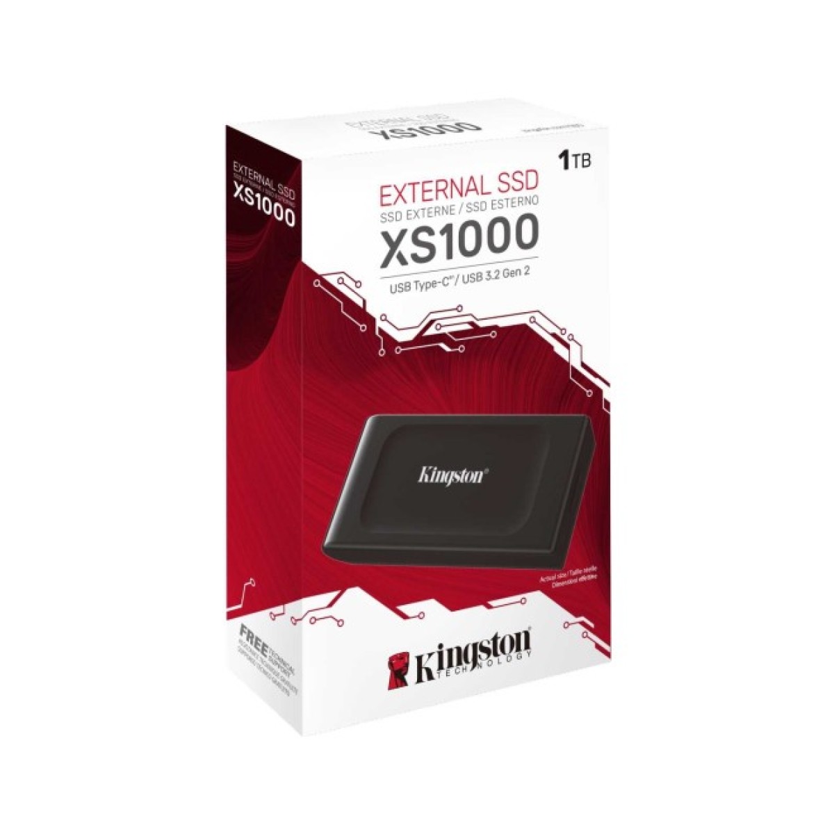 Накопичувач SSD USB-C 1TB Kingston (SXS1000/1000G) 98_98.jpg - фото 2