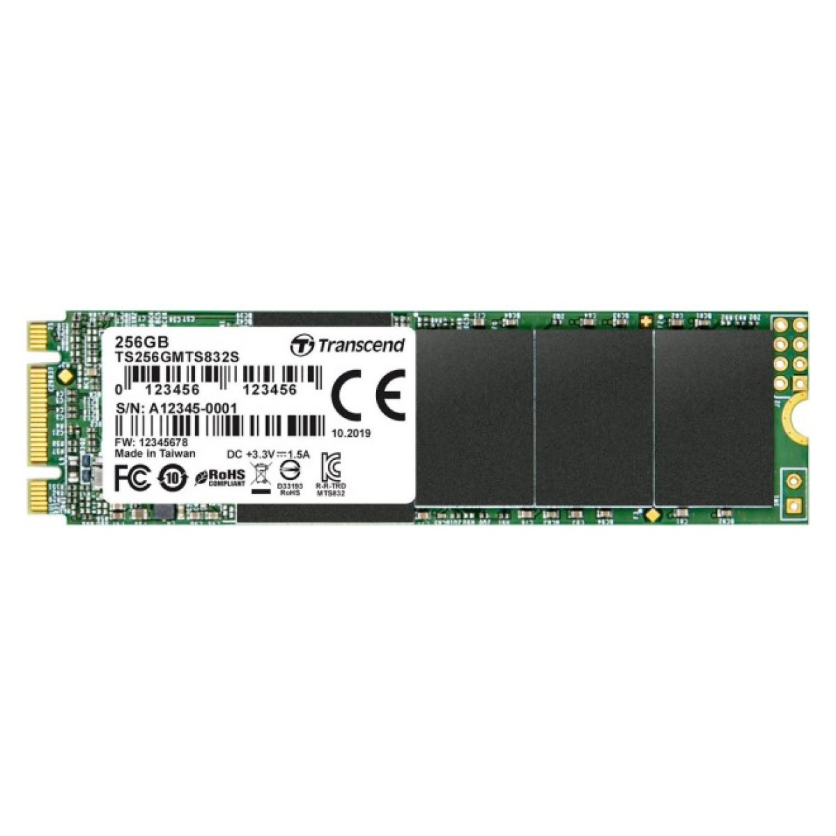 Накопичувач SSD M.2 2280 256GB Transcend (TS256GMTS832S) 256_256.jpg