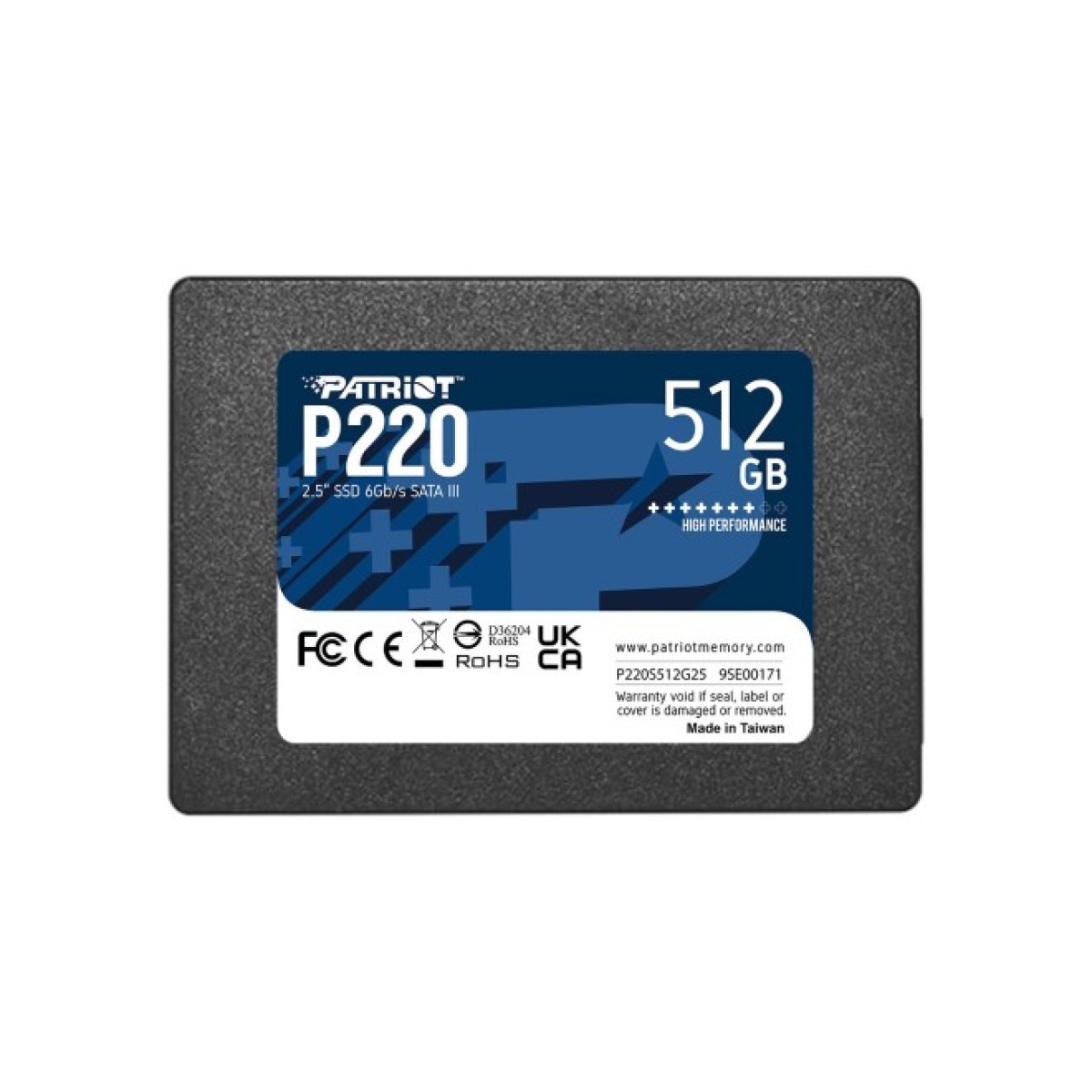 Накопитель SSD 2.5" 512GB Patriot (P220S512G25) 98_98.jpg - фото 1