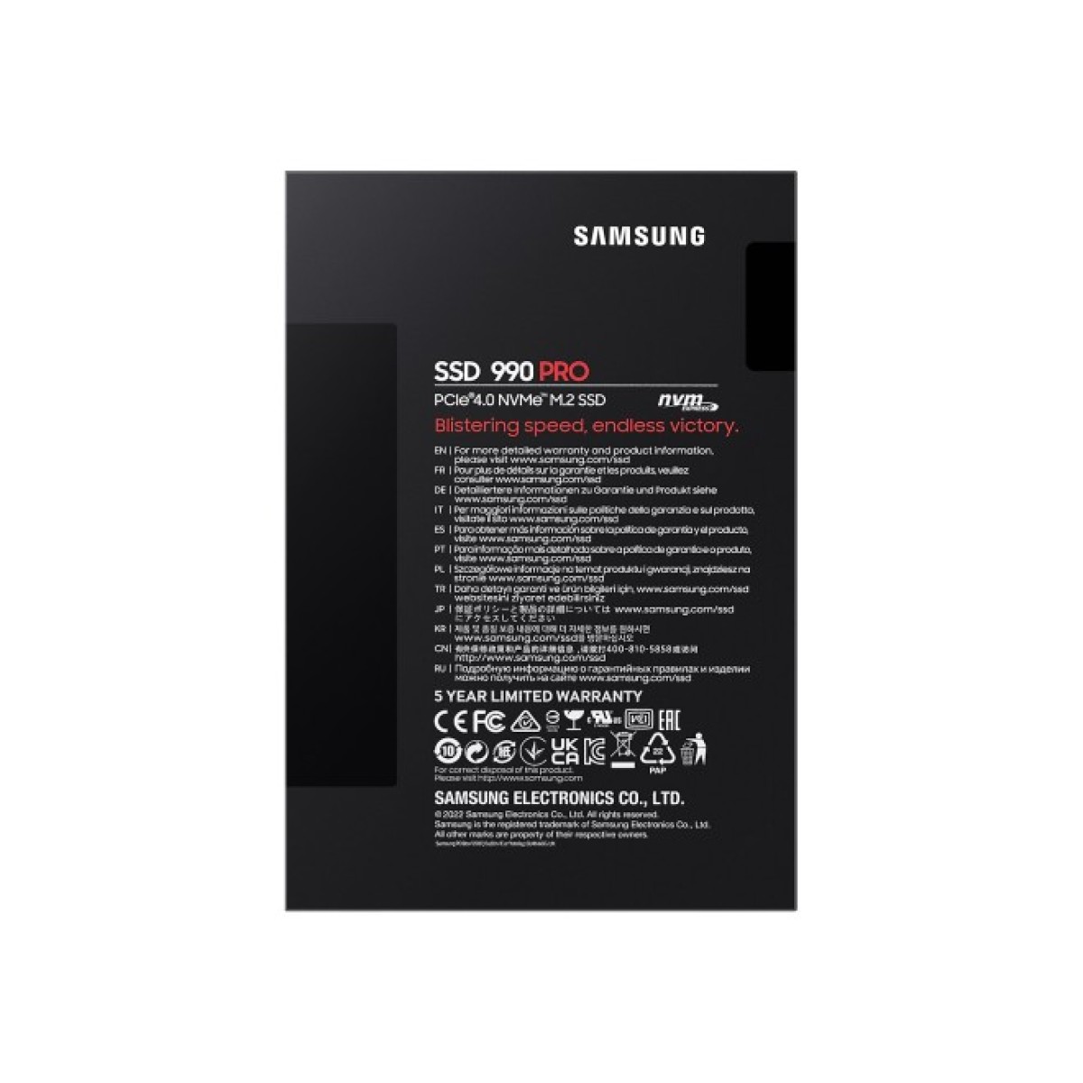 Накопитель SSD M.2 2280 1TB Samsung (MZ-V9P1T0BW) 98_98.jpg - фото 2