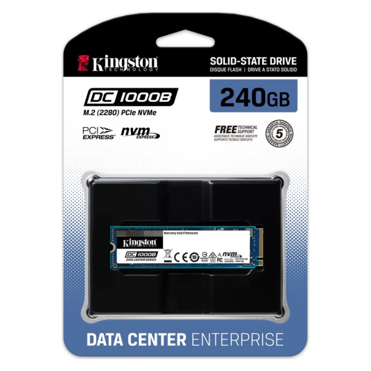 Накопичувач SSD M.2 2280 240GB Kingston (SEDC1000BM8/240G) 98_98.jpg - фото 4