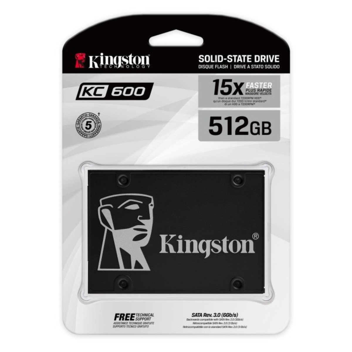 Накопитель SSD 2.5" 512GB Kingston (SKC600/512G) 98_98.jpg - фото 2
