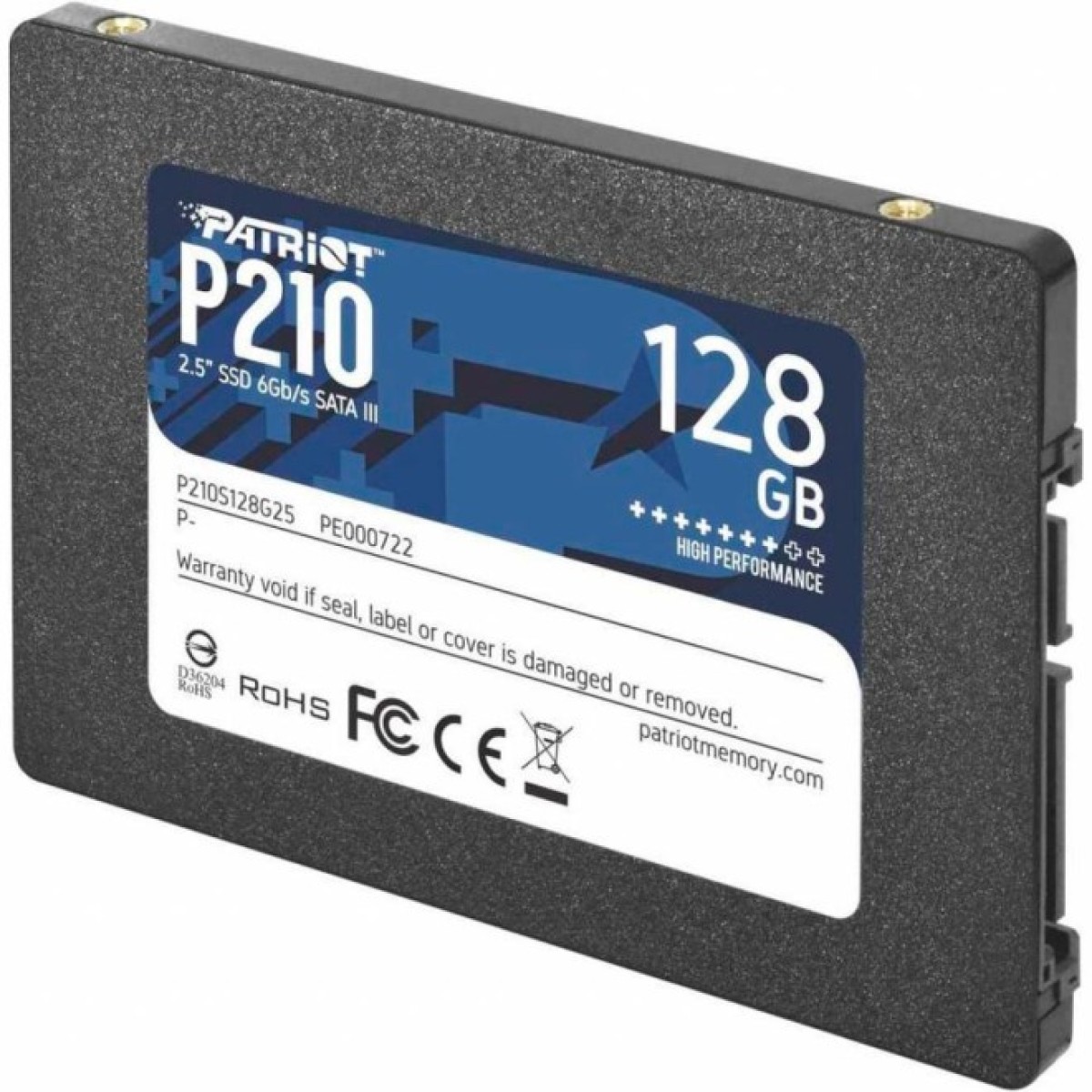 Накопитель SSD 2.5" 128GB Patriot (P210S128G25) 98_98.jpg - фото 2