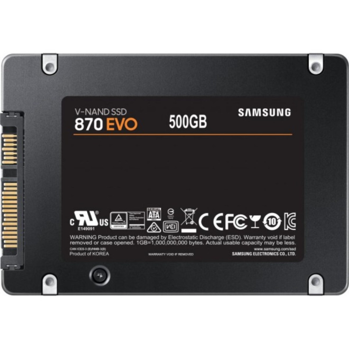 Накопичувач SSD 2.5" 500GB 870 EVO Samsung (MZ-77E500BW) 98_98.jpg - фото 2