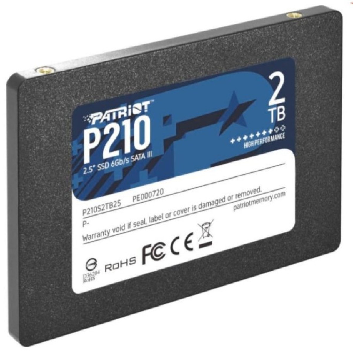 Накопитель SSD 2.5" 2TB Patriot (P210S2TB25) 98_98.jpg - фото 3