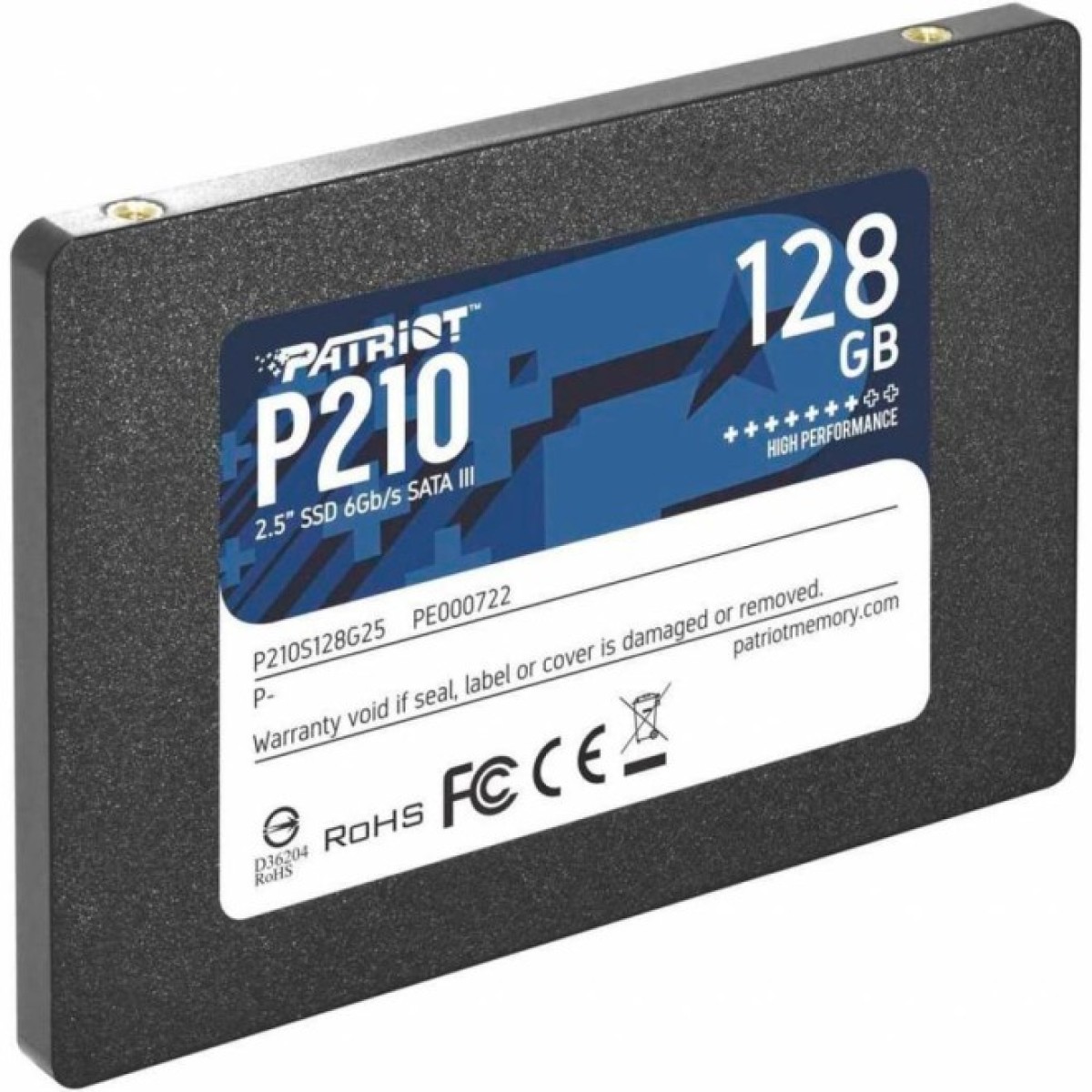 Накопитель SSD 2.5" 128GB Patriot (P210S128G25) 98_98.jpg - фото 3