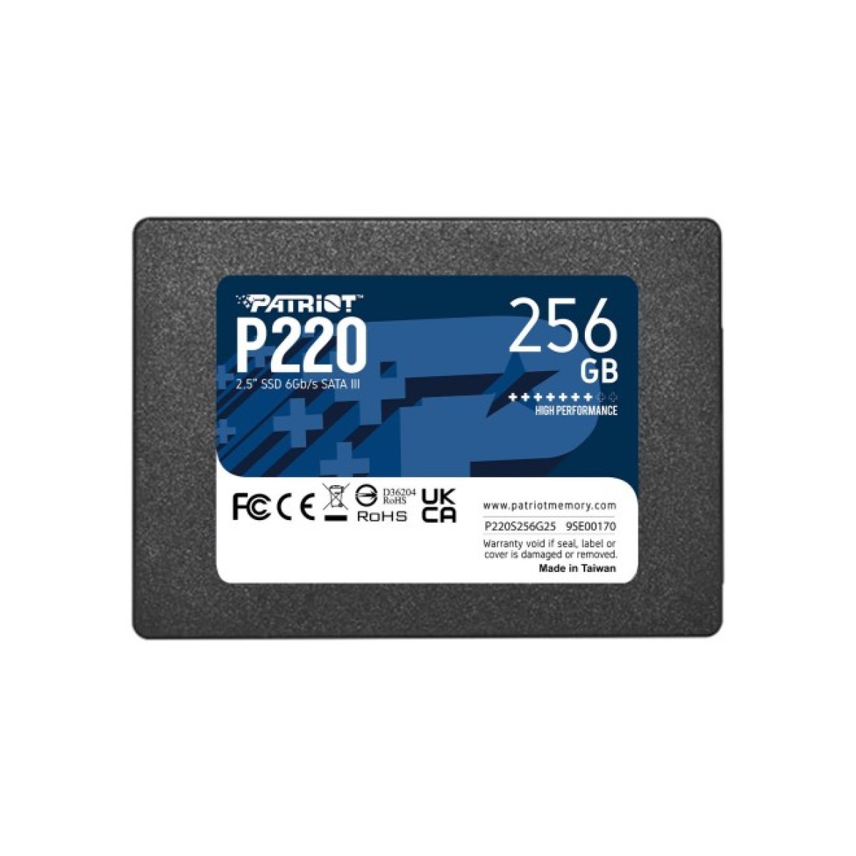 Накопитель SSD 2.5" 256GB P220 Patriot (P220S256G25) 256_256.jpg