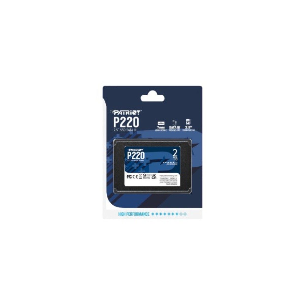 Накопичувач SSD 2.5" 2TB P220 Patriot (P220S2TB25) 98_98.jpg - фото 2