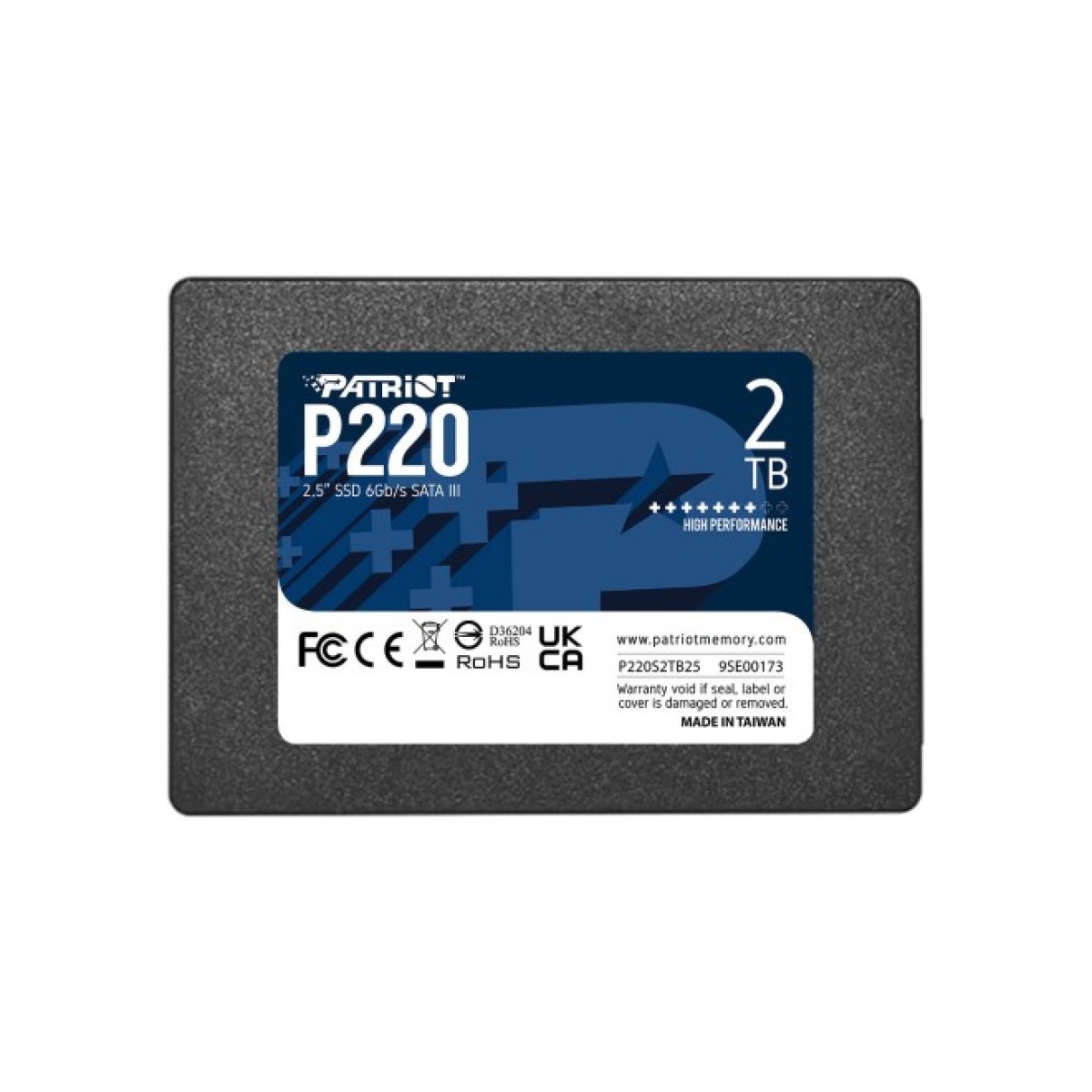 Накопитель SSD 2.5" 2TB P220 Patriot (P220S2TB25) 98_98.jpg - фото 1