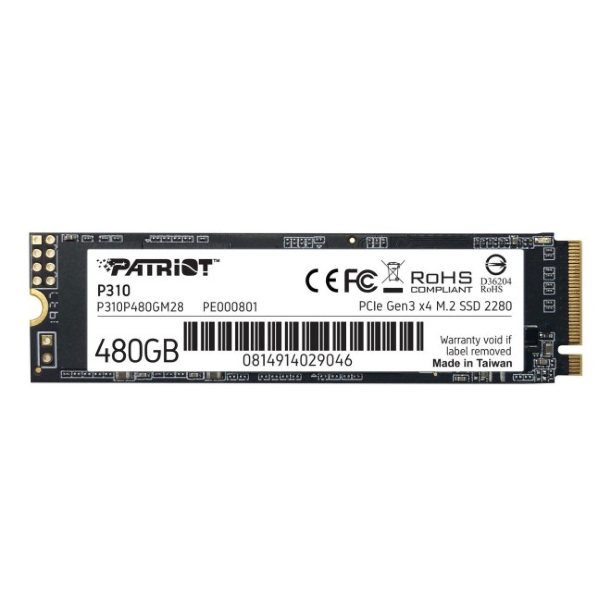 Накопичувач SSD M.2 2280 480GB Patriot (P310P480GM28) 256_256.jpg
