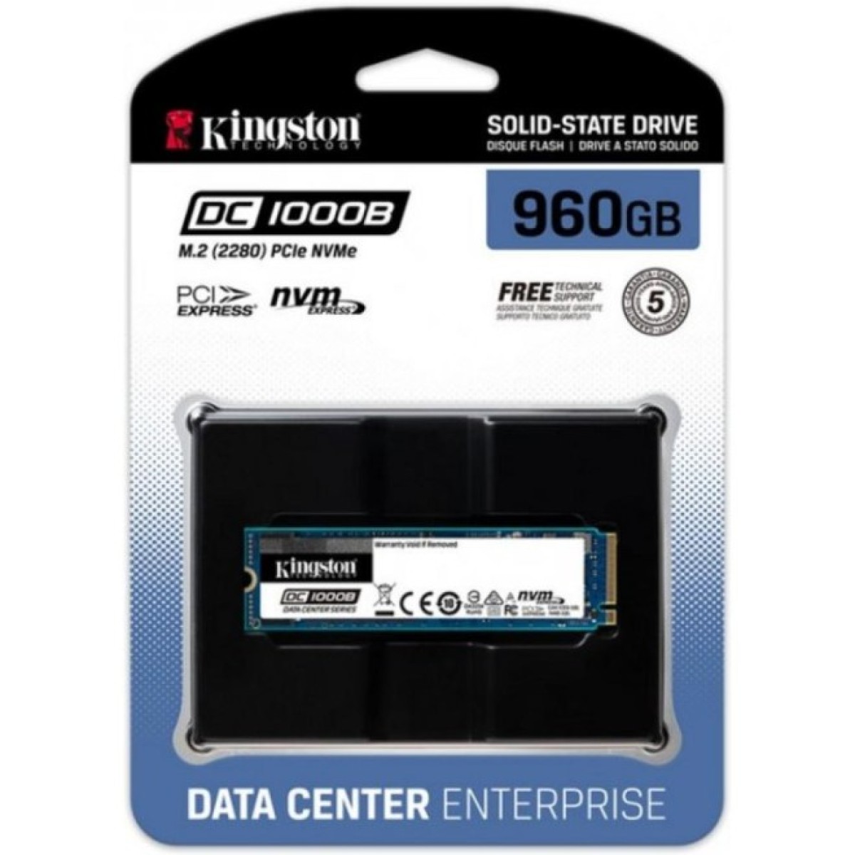 Накопитель SSD M.2 2280 960GB Kingston (SEDC1000BM8/960G) 98_98.jpg - фото 2