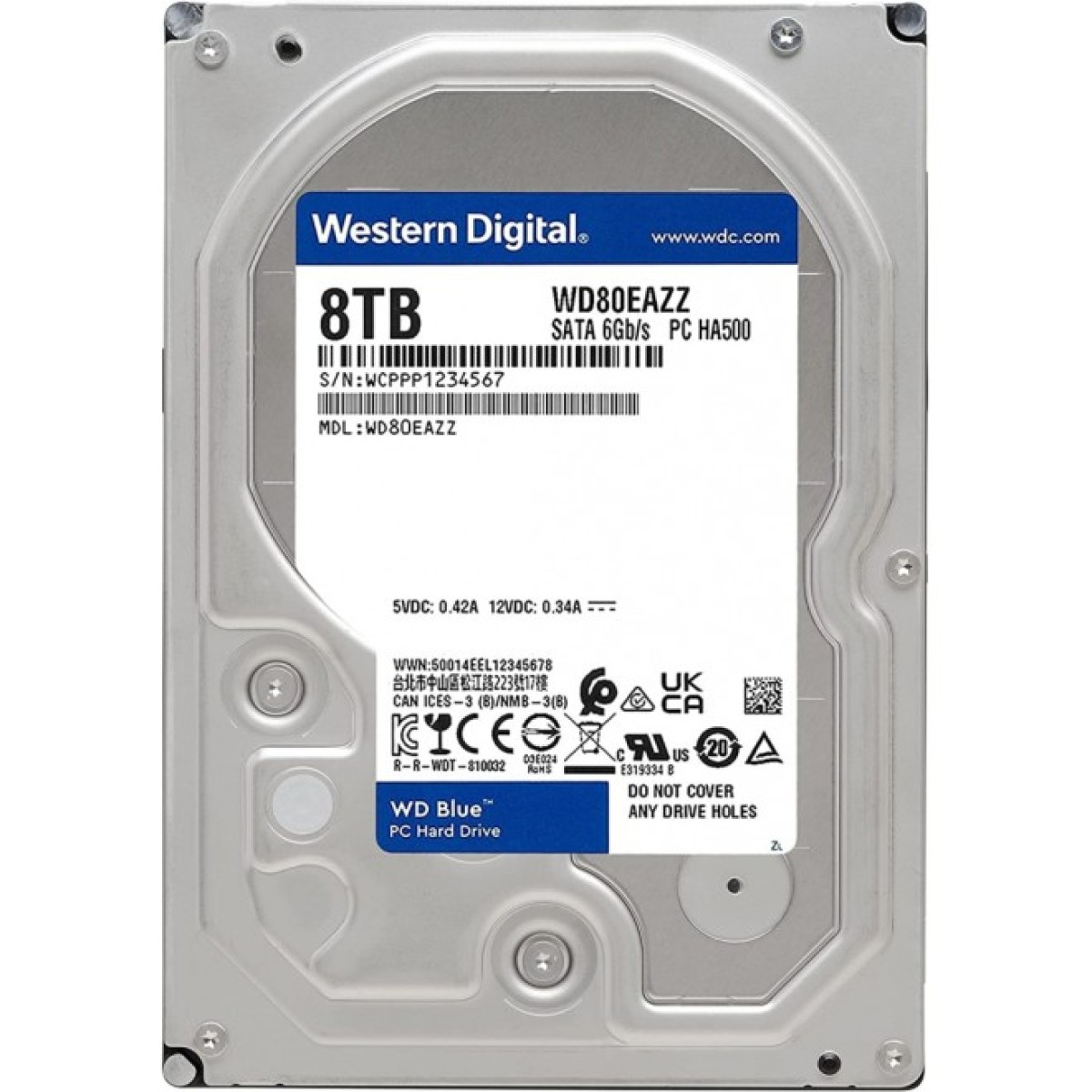 Жорсткий диск 3.5" 8TB WD (WD80EAZZ) 98_98.jpg - фото 2