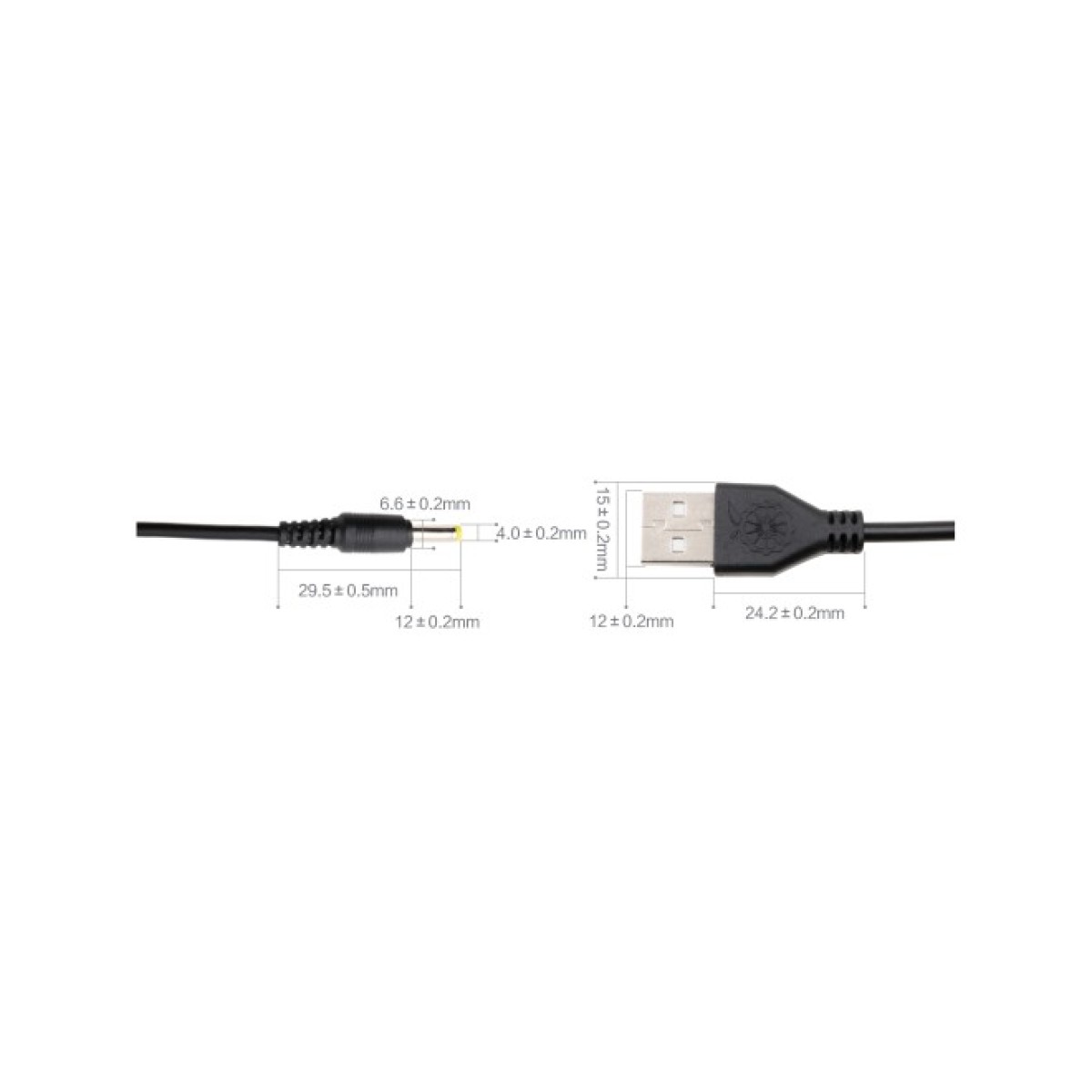 Кабель USB to DC Power Cable for Orange Pi 5V 3A 1.5M (RD010) 98_98.jpg - фото 2