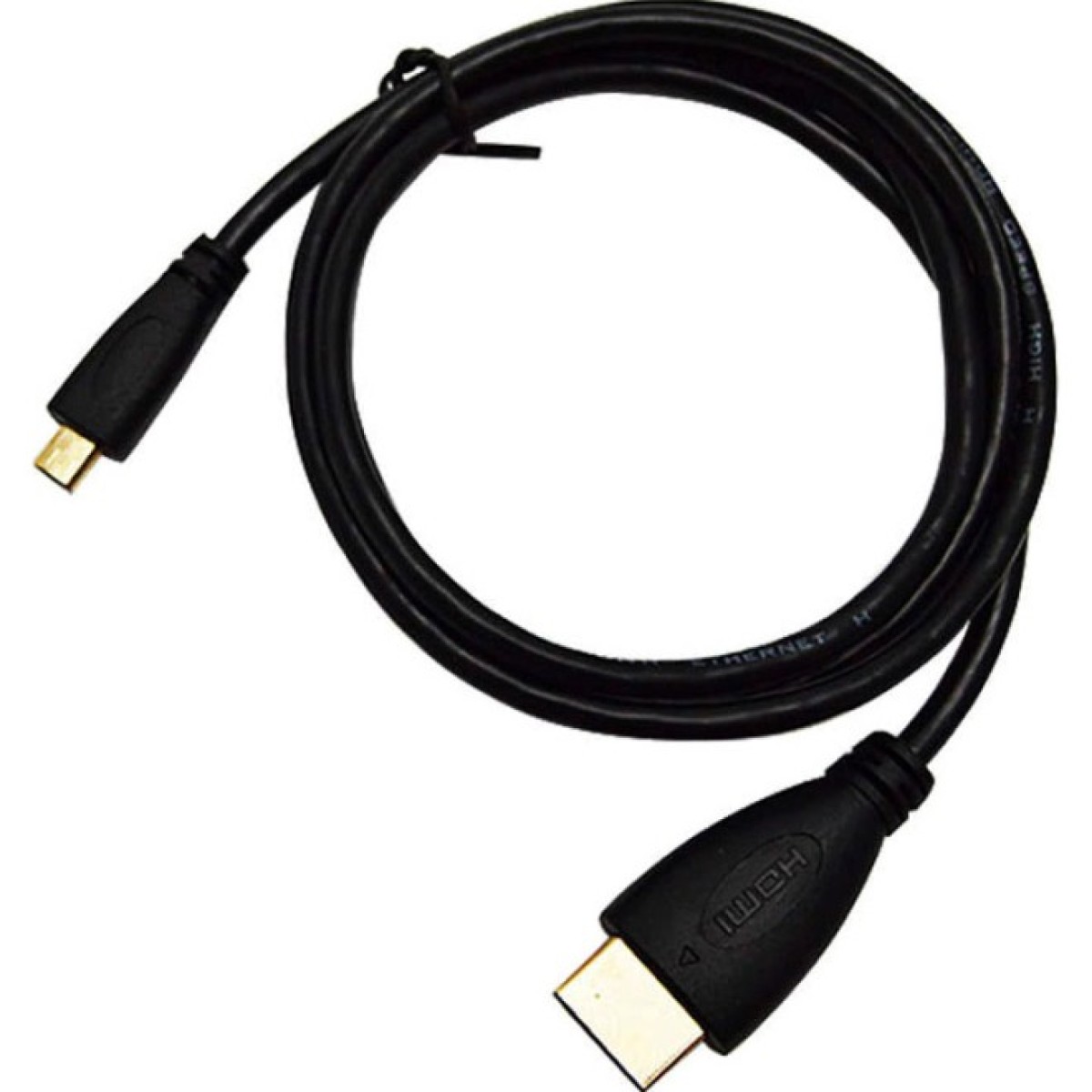 Кабель Raspberry Pi Micro-HDMI to HDMI 2.0, 1.5m Black (RA557) 98_98.jpg - фото 2