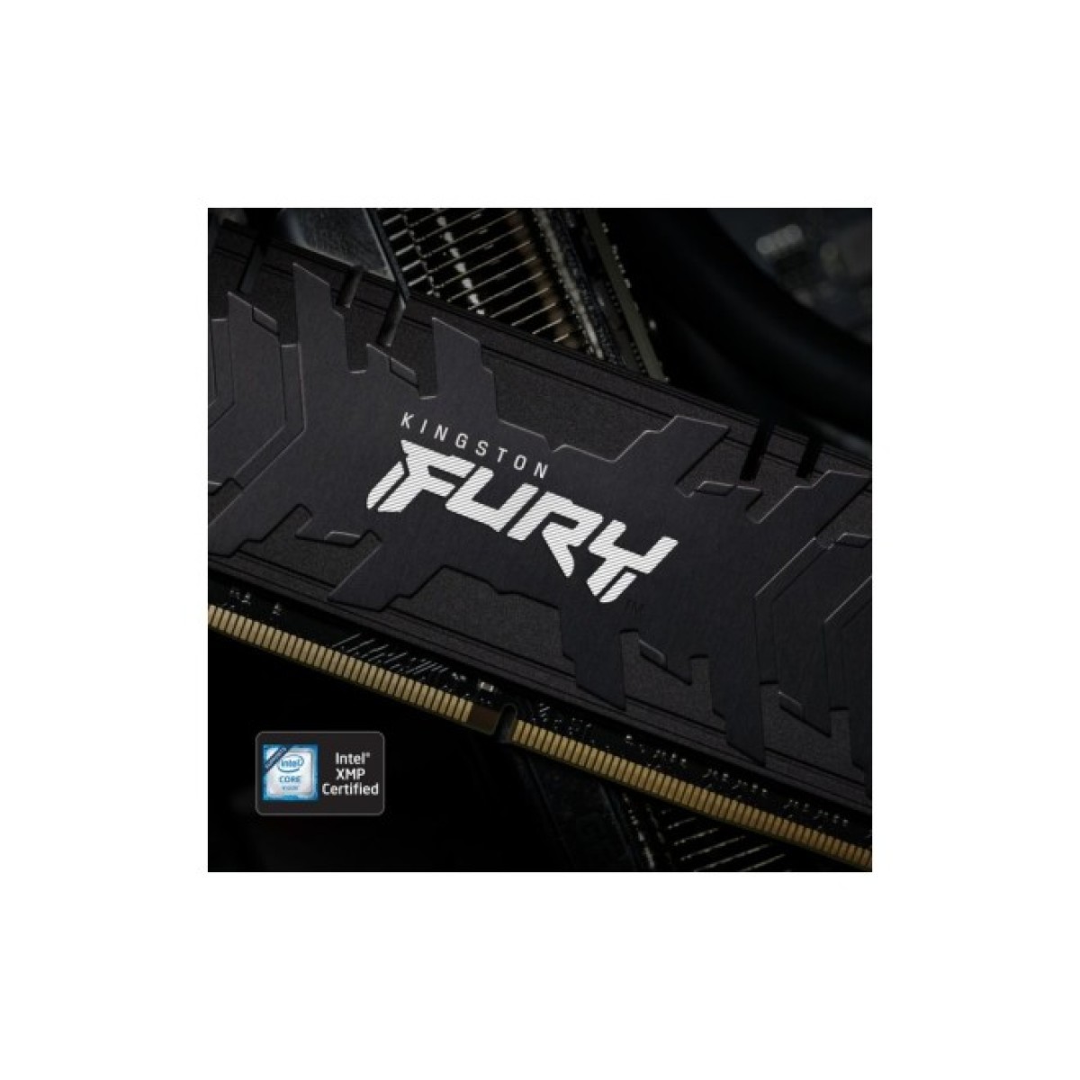 Модуль пам'яті для комп'ютера DDR4 16GB (2x8GB) 3200 MHz Renegade Black Kingston Fury (ex.HyperX) (KF432C16RBK2/16) 98_98.jpg - фото 2