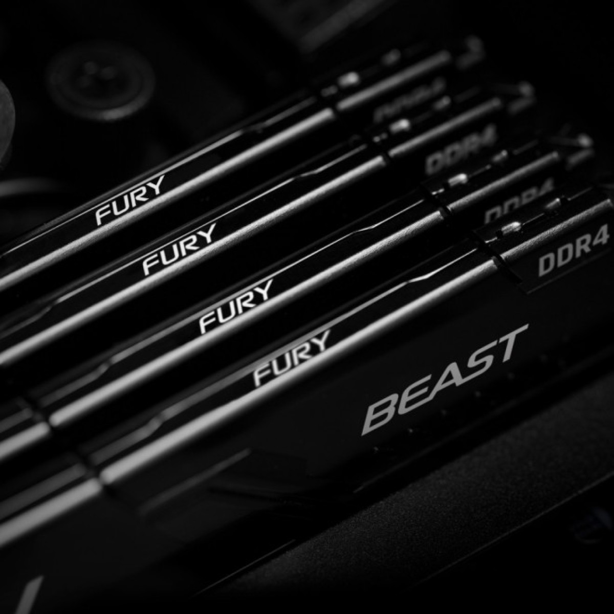 Модуль пам'яті для комп'ютера DDR4 16GB (2x8GB) 2666 MHz Fury Beast Black Kingston Fury (ex.HyperX) (KF426C16BBK2/16) 98_98.jpg - фото 8