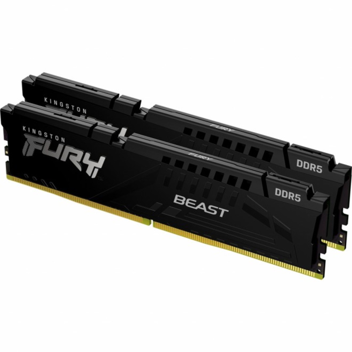 Модуль памяти для компьютера DDR5 32GB (2x16GB) 6000 MHz Beast Black Kingston Fury (ex.HyperX) (KF560C40BBK2-32) 256_256.jpg