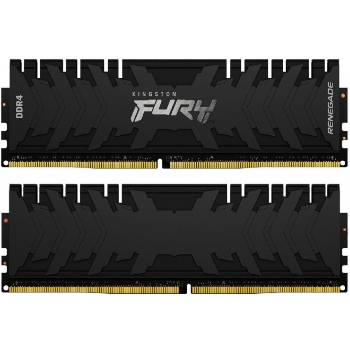 Модуль памяти для компьютера DDR4 16GB (2x8GB) 4266 MHz Renegade Black Kingston Fury (ex.HyperX) (KF442C19RBK2/16) 256_256.jpg