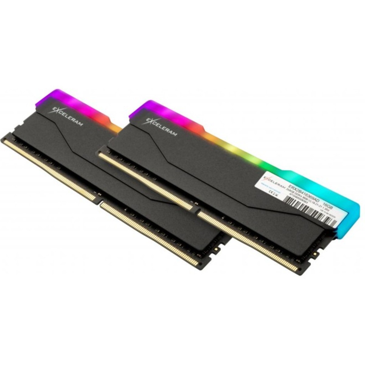 Модуль пам'яті для комп'ютера DDR4 16GB (2x8GB) 3600 MHz RGB X2 Series Black eXceleram (ERX2B416369AD) 98_98.jpg - фото 4