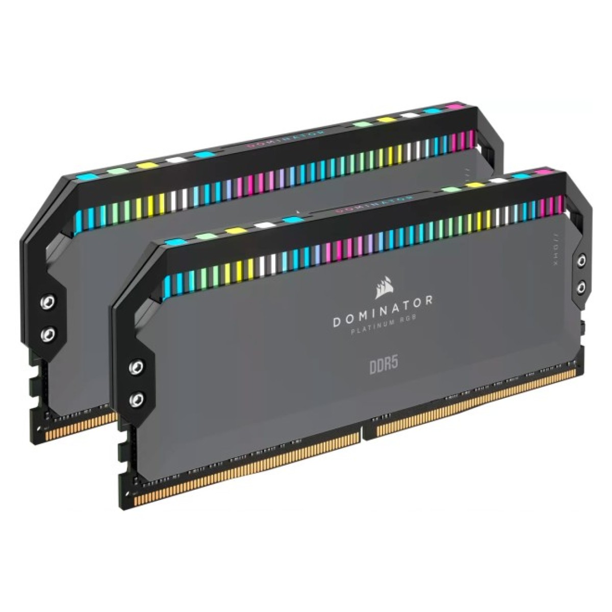 Модуль памяти для компьютера DDR5 32GB (2x16GB) 6000 MHz Dominator Platinum RGB Gray Corsair (CMT32GX5M2D6000Z36) 98_98.jpg - фото 5