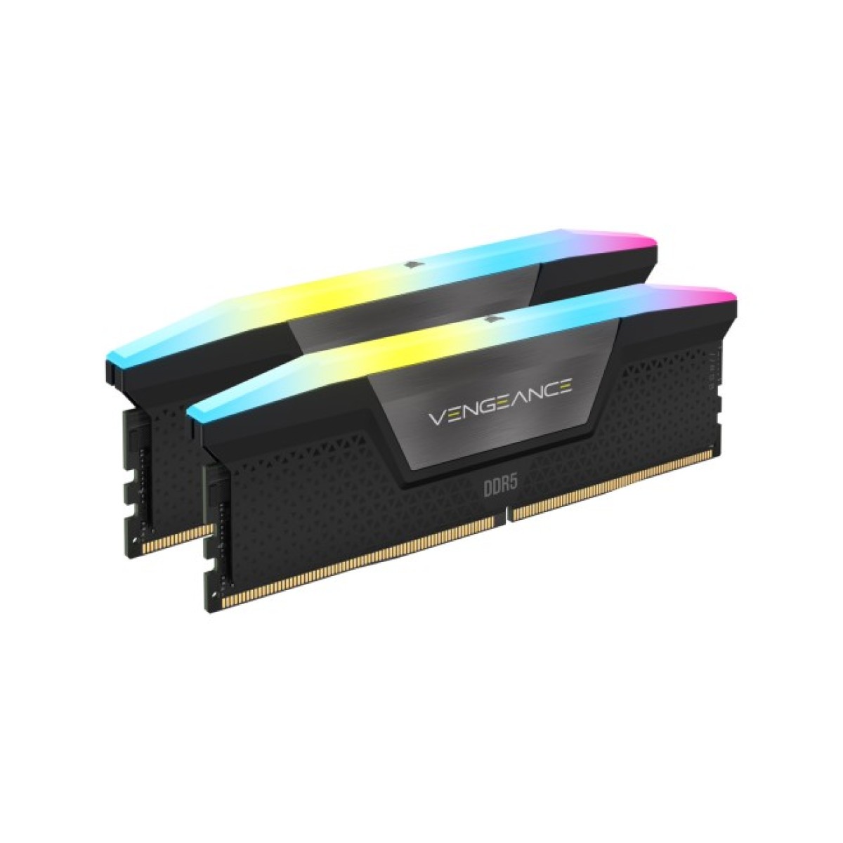 Модуль пам'яті для комп'ютера DDR5 64GB (2x32GB) 6000 MHz Vengeance RGB Black Corsair (CMH64GX5M2B6000C40) 98_98.jpg - фото 3