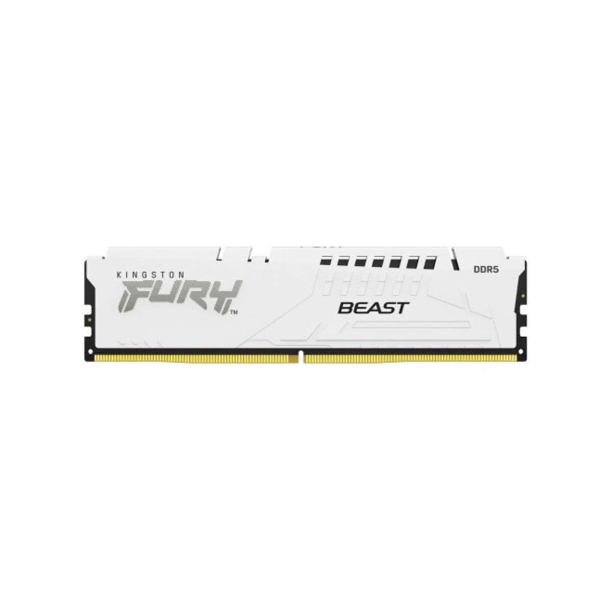 Модуль пам'яті для комп'ютера DDR5 16GB 5200 MHz Beast AM5 White Kingston Fury (ex.HyperX) (KF552C36BWE-16) 98_98.jpg - фото 1