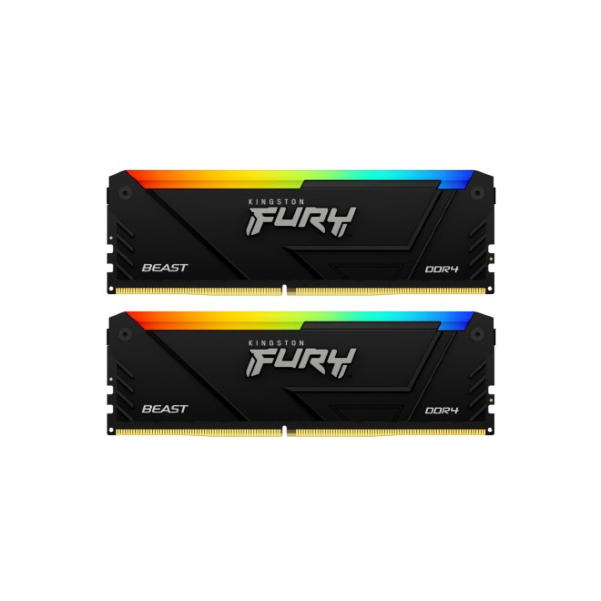 Модуль пам'яті для комп'ютера DDR4 16GB (2x8GB) 3733 MHz Beast RGB Kingston Fury (ex.HyperX) (KF437C19BB2AK2/16) 98_98.jpg - фото 1