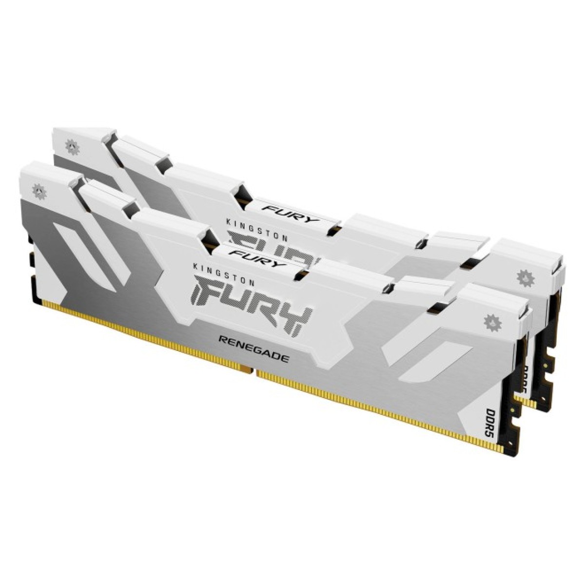 Модуль пам'яті для комп'ютера DDR5 32GB (2x16GB) 6000 MHz Renegade White Kingston Fury (ex.HyperX) (KF560C32RWK2-32) 98_98.jpg - фото 2