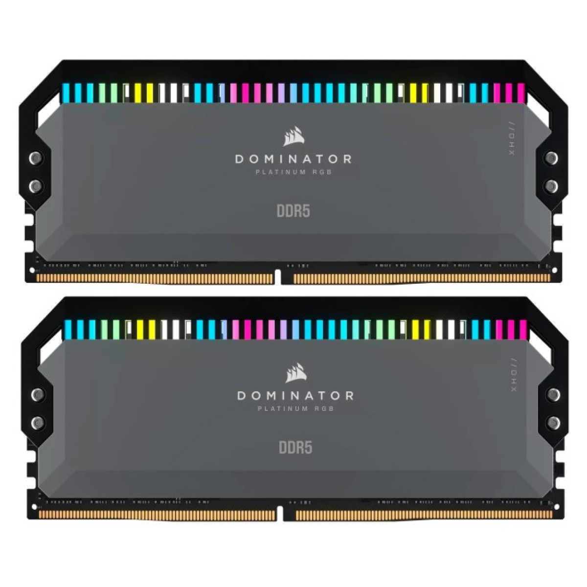 Модуль памяти для компьютера DDR5 64GB (2x32GB) 6000 MHz Dominator Platinum RGB Gray Corsair (CMT64GX5M2B6000Z30) 256_256.jpg